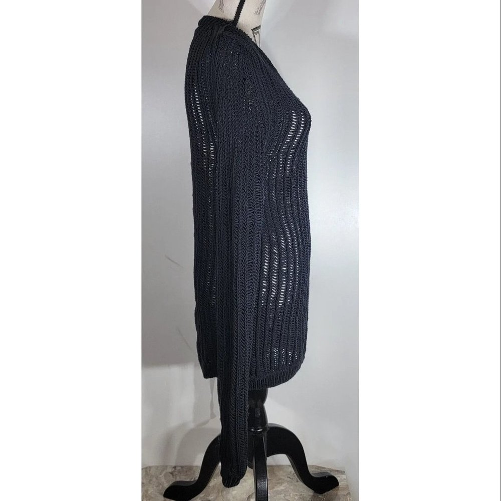 Rick Owens SS16 Cyclops Structured Knit Sweater, Black Size Small NWOT - Picture 4 of 8